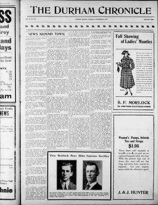 Durham Chronicle (1867), 13 Sep 1917