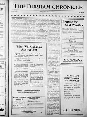 Durham Chronicle (1867), 8 Nov 1917