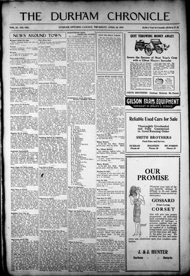 Durham Chronicle (1867), 20 Apr 1922