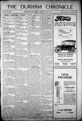 Durham Chronicle (1867), 4 May 1922