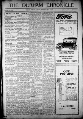 Durham Chronicle (1867), 18 May 1922