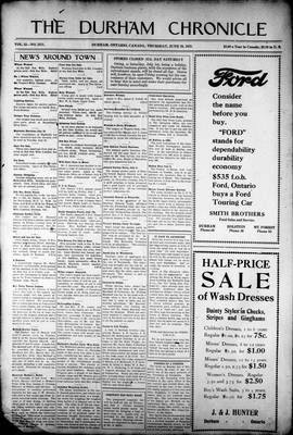 Durham Chronicle (1867), 29 Jun 1922