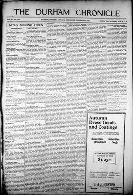 Durham Chronicle (1867), 19 Oct 1922