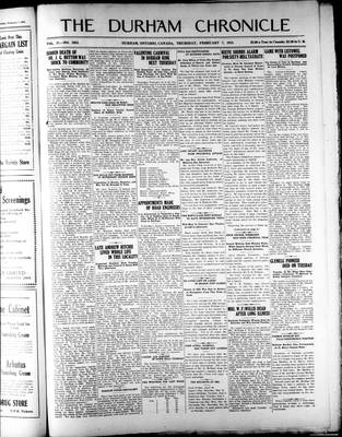 Durham Chronicle (1867), 7 Feb 1924