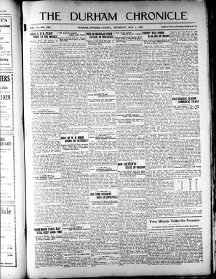 Durham Chronicle (1867), 1 May 1924