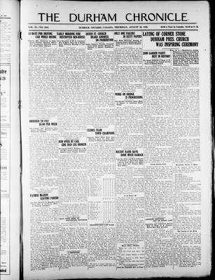 Durham Chronicle (1867), 26 Aug 1926