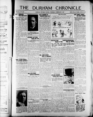 Durham Chronicle (1867), 3 Feb 1927