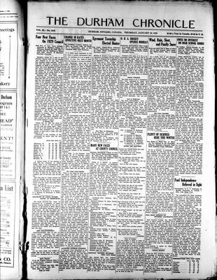 Durham Chronicle (1867), 10 Jan 1929