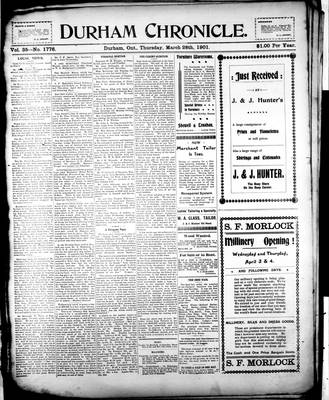 Durham Chronicle (1867), 28 Mar 1901