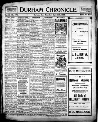 Durham Chronicle (1867), 11 Apr 1901