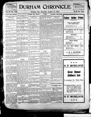 Durham Chronicle (1867), 15 Aug 1901