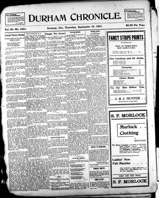 Durham Chronicle (1867), 19 Sep 1901