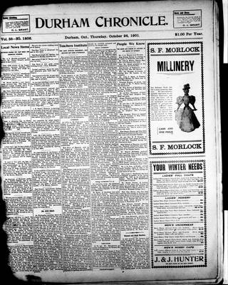 Durham Chronicle (1867), 24 Oct 1901