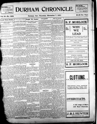 Durham Chronicle (1867), 7 Nov 1901