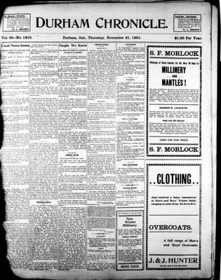 Durham Chronicle (1867), 21 Nov 1901