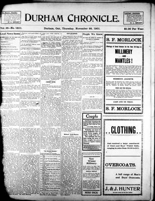 Durham Chronicle (1867), 28 Nov 1901