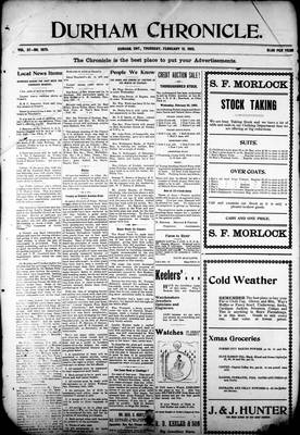 Durham Chronicle (1867), 12 Feb 1903