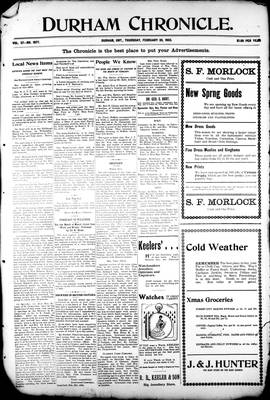 Durham Chronicle (1867), 26 Feb 1903