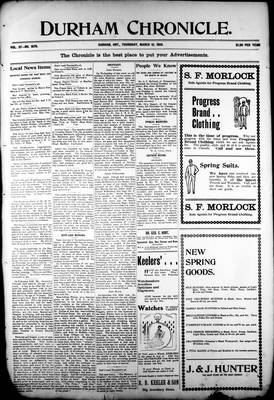 Durham Chronicle (1867), 12 Mar 1903