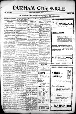 Durham Chronicle (1867), 9 Apr 1903