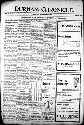 Durham Chronicle (1867), 23 Apr 1903