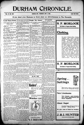 Durham Chronicle (1867), 7 May 1903