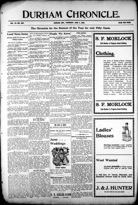 Durham Chronicle (1867), 4 Jun 1903