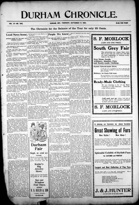 Durham Chronicle (1867), 17 Sep 1903