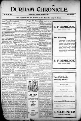 Durham Chronicle (1867), 1 Oct 1903