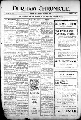 Durham Chronicle (1867), 22 Oct 1903