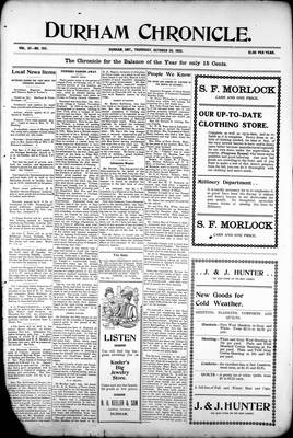 Durham Chronicle (1867), 29 Oct 1903