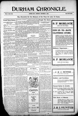 Durham Chronicle (1867), 5 Nov 1903