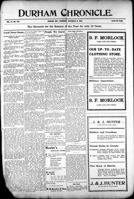 Durham Chronicle (1867), 12 Nov 1903