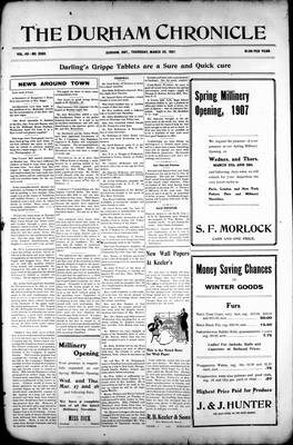 Durham Chronicle (1867), 28 Mar 1907