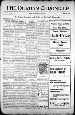 Durham Chronicle (1867), 27 Jun 1907