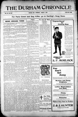 Durham Chronicle (1867), 1 Aug 1907