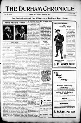 Durham Chronicle (1867), 29 Aug 1907