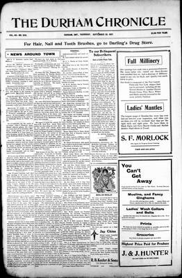 Durham Chronicle (1867), 26 Sep 1907