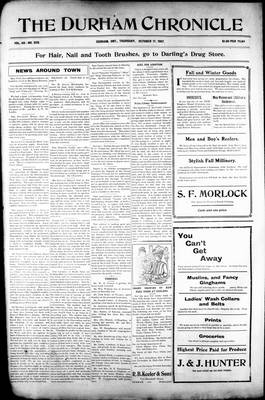 Durham Chronicle (1867), 17 Oct 1907