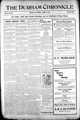 Durham Chronicle (1867), 24 Oct 1907