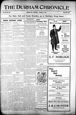 Durham Chronicle (1867), 31 Oct 1907