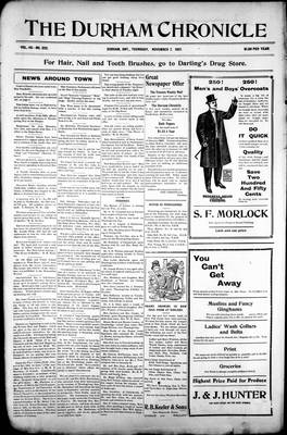 Durham Chronicle (1867), 7 Nov 1907