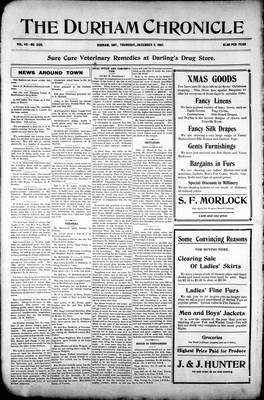 Durham Chronicle (1867), 5 Dec 1907