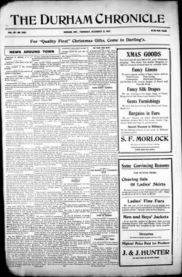 Durham Chronicle (1867), 12 Dec 1907