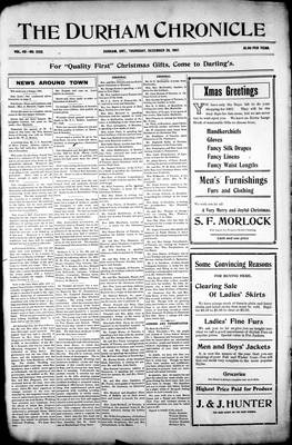 Durham Chronicle (1867), 26 Dec 1907