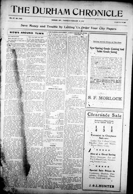 Durham Chronicle (1867), 19 Feb 1914