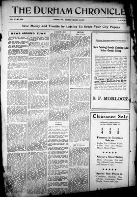 Durham Chronicle (1867), 12 Mar 1914