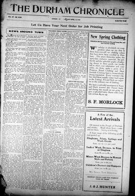 Durham Chronicle (1867), 9 Apr 1914