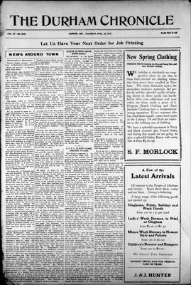 Durham Chronicle (1867), 23 Apr 1914