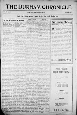 Durham Chronicle (1867), 20 Aug 1914